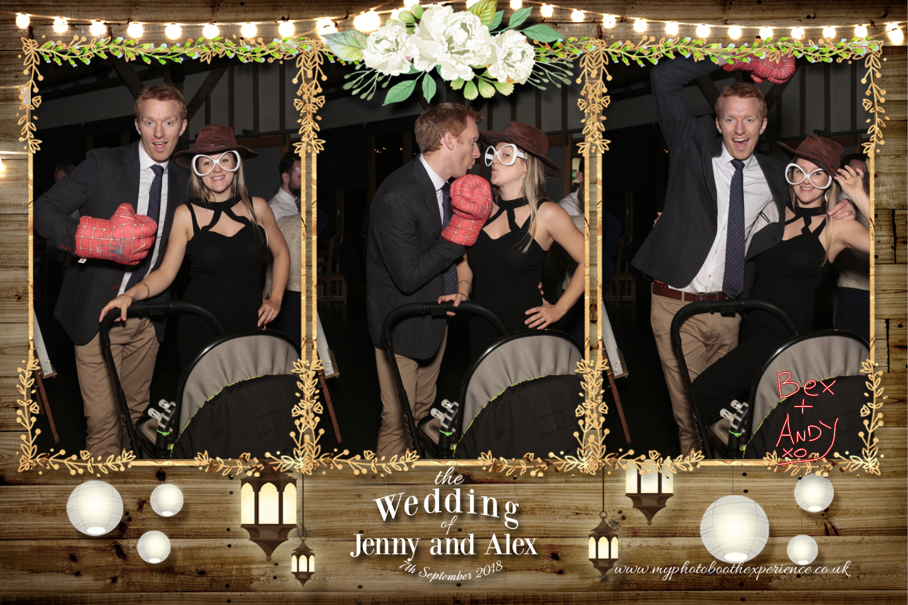Jenny & Alex's Wedding | View more photos from the event at gallery.myphotoboothexperience.co.uk/u/MyPhotoBoothExperienceLtd/Jenny-Alexs-Wedding